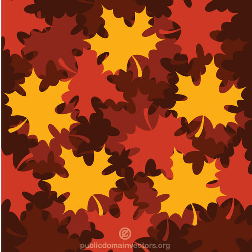 Hojas de otoño vector fondo