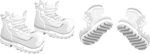 Vector images clipart de bottes enfant