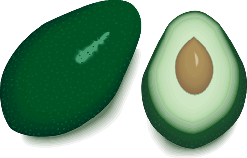 Avocado mit Innenleben