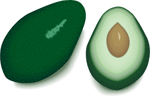 Avocat avec intérieur