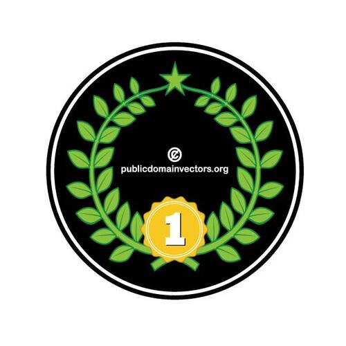 Award decal vectorafbeeldingen