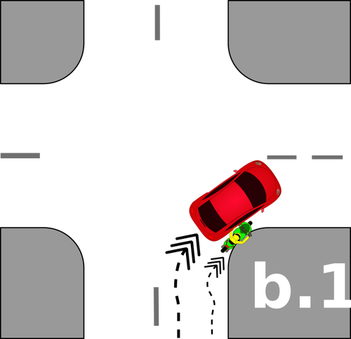 Pictograma de accidente de tráfico