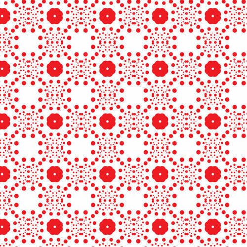 Patrón de puntos rojos