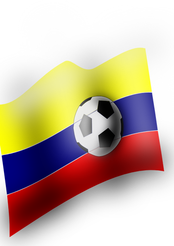 Bandiera colombiana vector ClipArt