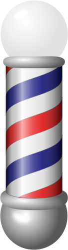 Barber pole vektorové grafiky