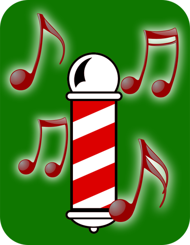 Barbershop quartet vector image