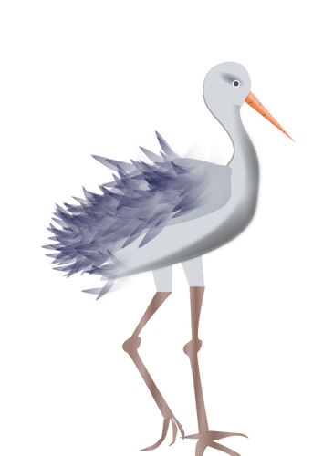 Unge stork vektor image