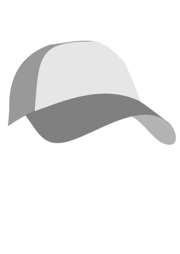 Hvit baseball cap