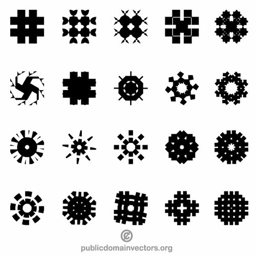 Fundamentele vectorvormen pack 6