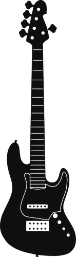 Bass-Gitarre-silhouette