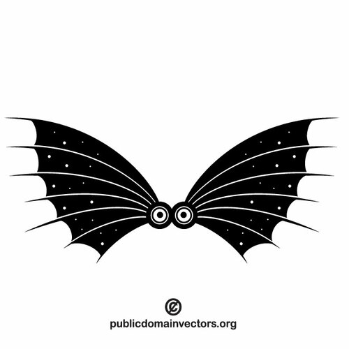 Ailes de chauve-souris vector clipart