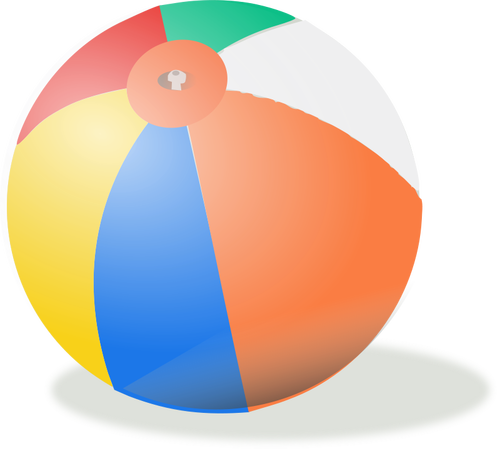 Beach ball vector image