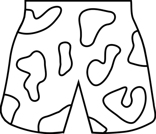 Strandshorts vektorbild