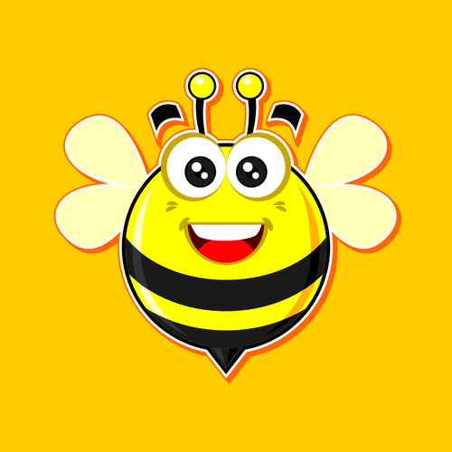 Abeja sonriente