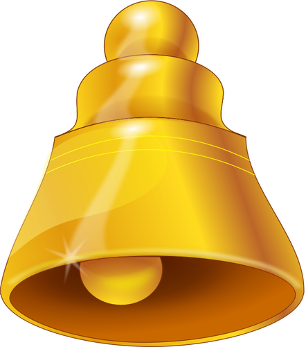 Vektorgrafiken von Goldene Glocke-symbol