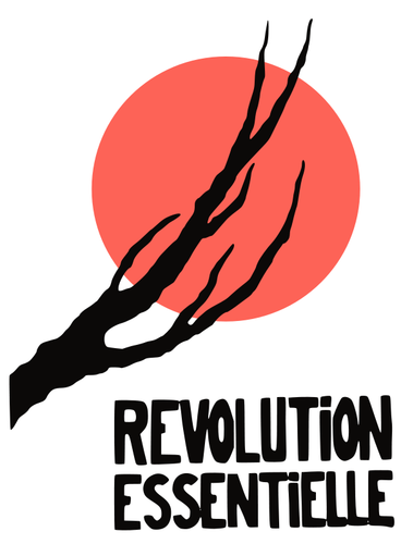 Revolutie is essentieel poster vectorillustratie