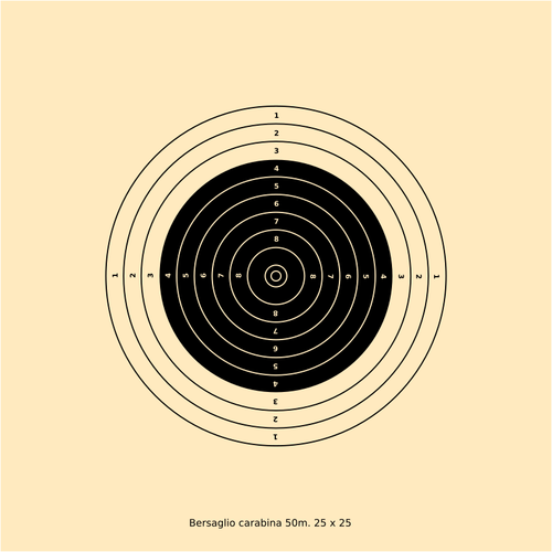 Image de vecteur de cible papier