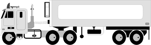 Illustrazione vettoriale di grandi camion