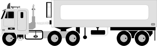 Große LKW-Vektor-illustration