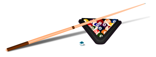 Billard équipement vector clipart