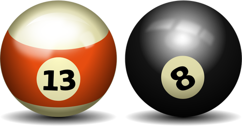 Deux boules de billard