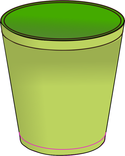 Trash can vector image