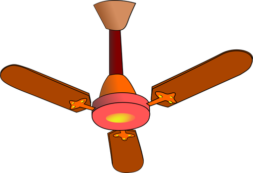 Vectorillustratie van ventilator