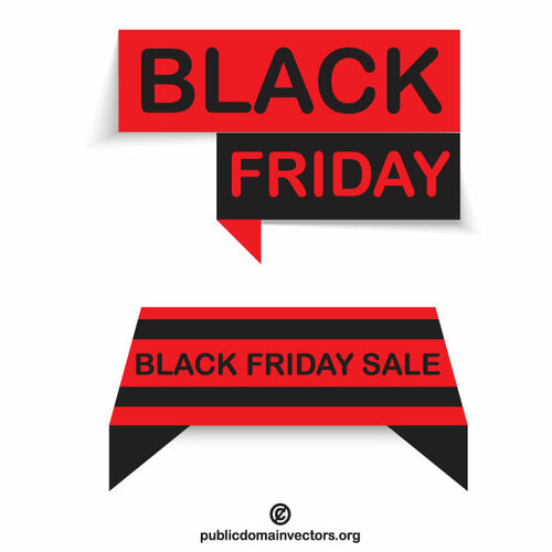 Black Friday-banderoller