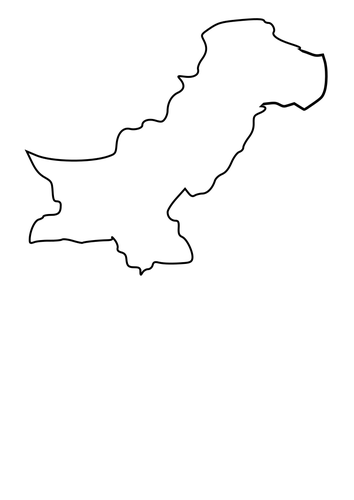 Pakistan-Karte