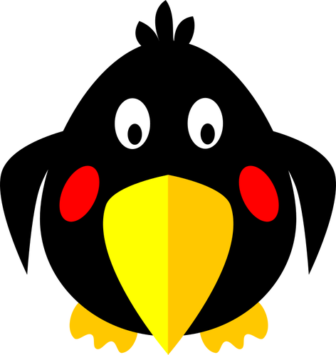 Bester Cartoon Vogel Vektor-ClipArt