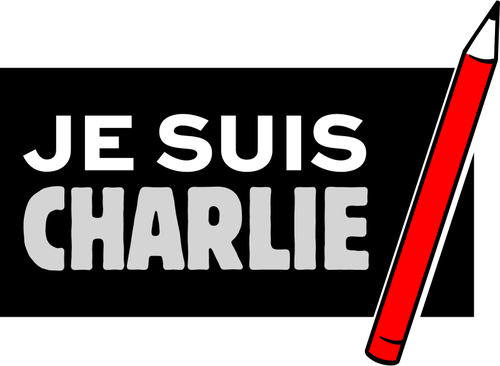 Je suis Charlie lebel vektorbild