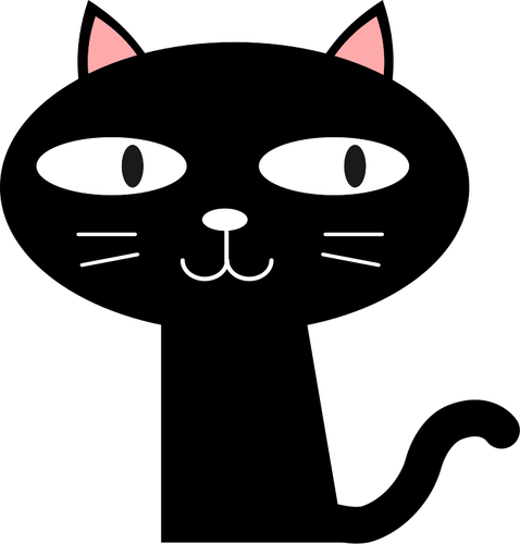 Gambar kucing hitam