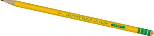 Image de vecteur pour le crayon graphite