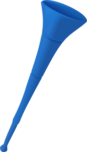 Gambar vektor modern plastik vuvuzela