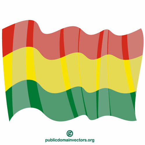 Bolivia vlag clip art