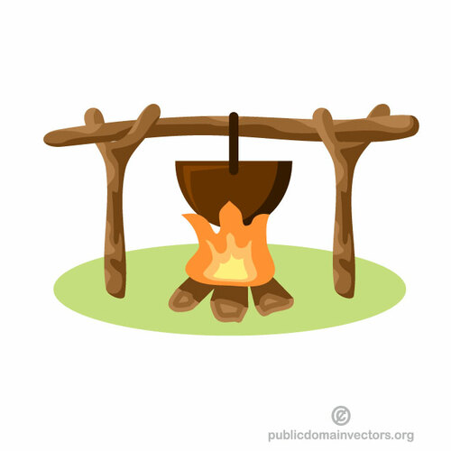 Bonfire vektor ClipArt