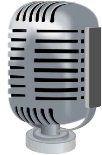 Microphone vector clip art