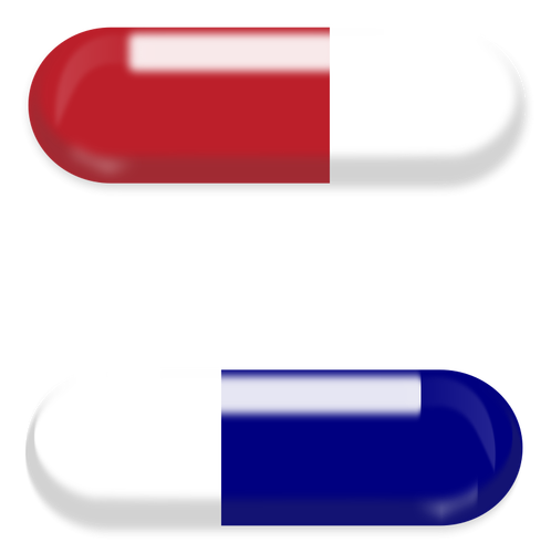 Ilustração em vetor de comprimidos