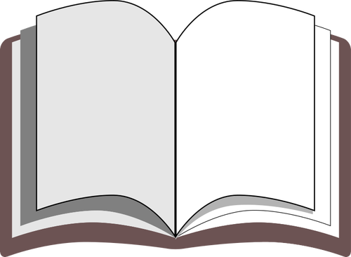 Offenes Buch Vektor-ClipArt