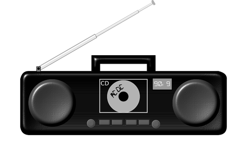 Boombox gambar