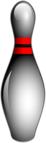 Bowling pin signo vector imagen prediseñada