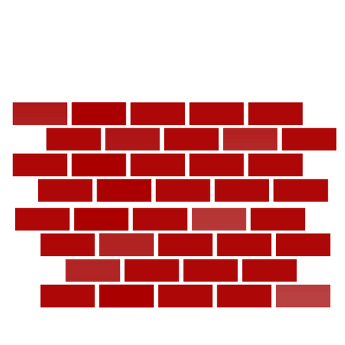 Bloque de gráficos vectoriales de ladrillos