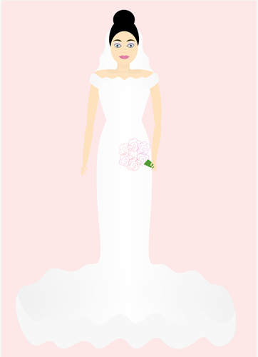 Indian bride vector image