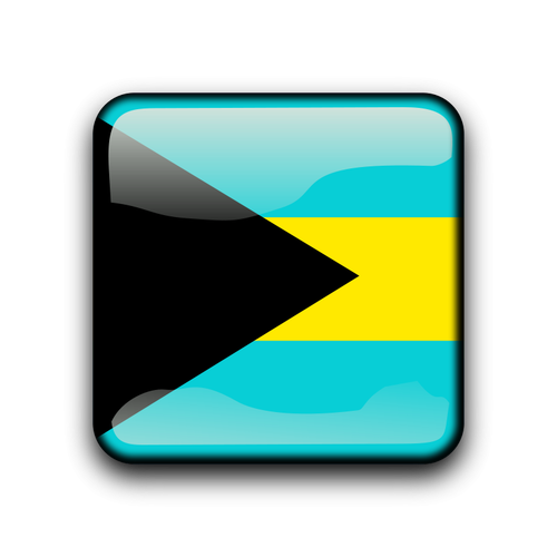 Botão de bandeira Bahamas