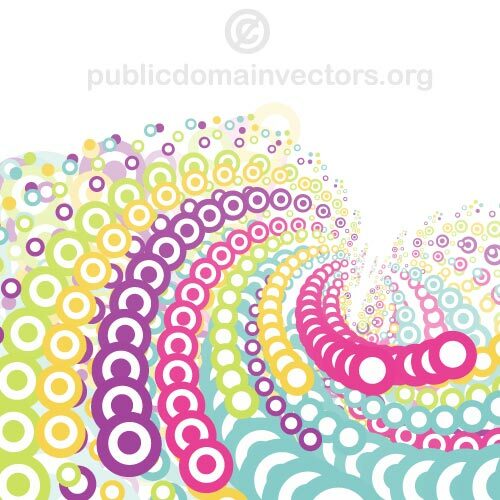 Bulles colorées vector background