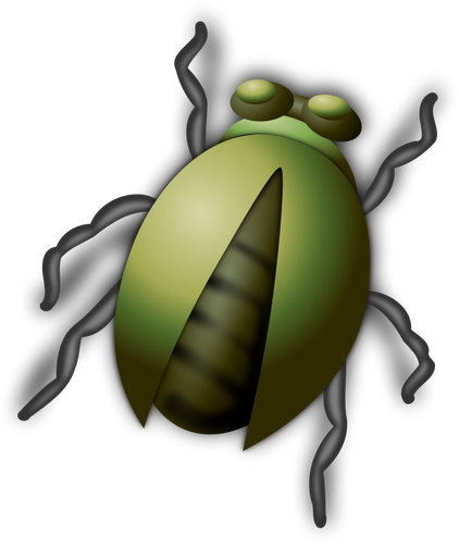 Zielony owad