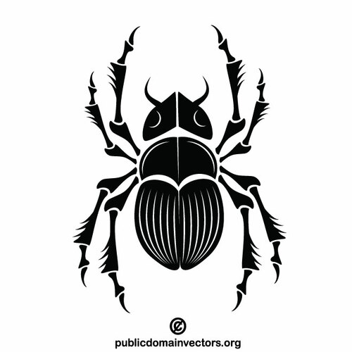 Bug siluetă clip art