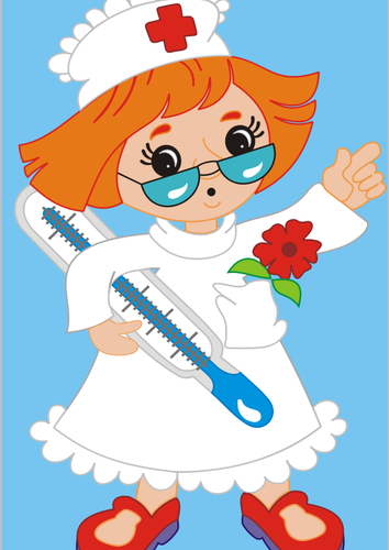 Nurse vector graphics