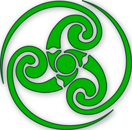 Imagine vectorială de rană Celtic semn