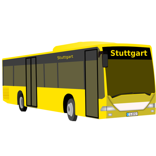 Um ônibus amarelo